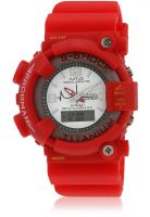 Fluid Fs202-Rd02 Red/White Analog & Digital Watch