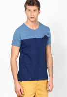 Forca By Lifestyle Blue Crew Neck T Shirt