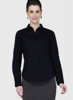 Globus Navy Blue Solid Shirt