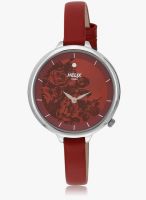 Helix Tw013hl07-Sor Red/Red Analog Watch