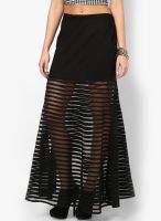 Hola Black A-Line Skirt