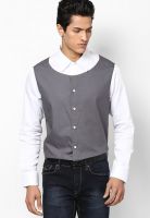 I Know Solid Grey Casual Shirt