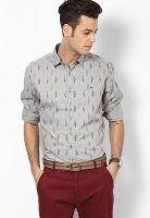 Indian Terrain Grey Casual Shirt