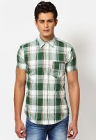 Jack & Jones One Pocket Sco Stamper Shirt Green Casual Shirts