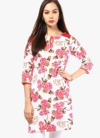 Jaipur Kurti White Printed Kurtis