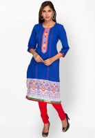 Jashn Blue Printed Kurtis
