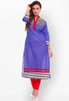 Kurti'S Blue Solid Kurtis