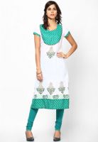 Kurti'S White Printed Kurtis