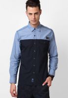 Lee Blue Casual Shirt