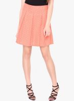 Lemon Chillo Orange Flared Skirt