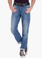 Locomotive Washed Blue Slim Fit Jeans