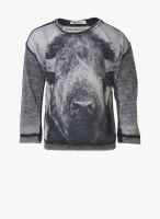 MANGO-Outlet Grey Sweatshirt