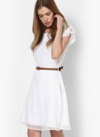 MIAMINX White Skater Dress