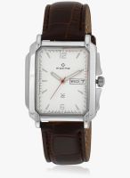 Maxima 22043Lmgi Brown/White Analog Watch