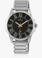 Maxima 35406Cagi Silver/Black Analog Watch