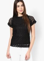 Mayra Black Embroidered Blouse