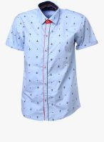 Napoleon Blue Casual Shirt