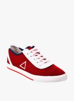 Nell Red Sporty Sneakers