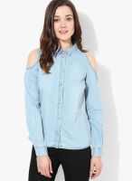 Only Blue Denim Shirt