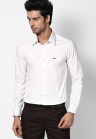 Park Avenue White Formal Shirt (Super Slim Fit)