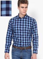 Parx Blue Casual Shirt Parx Blue Casual Shirt