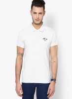 Proline Beige Solid Polo T-Shirts