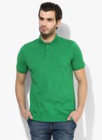 Proline Green Solid Polo T-Shirt