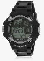 Q&Q Db35j508y-Sor Black/Black Analog Watch