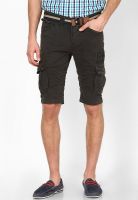 Rookies Solid Olive Shorts