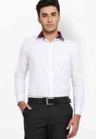 Shaftesbury Solid White Casual Shirt