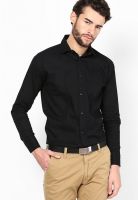 Skookie Solid Black Casual Shirt