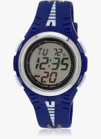 Sonata Nc7965pp01j Blue/Grey Digital Watch