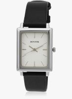 Sonata Ng7078sl03 Black/Silver Analog Watch