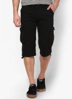 Sports 52 Wear Solid Black Shorts