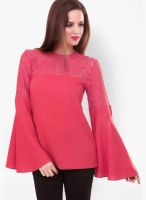 Street 9 Pink Embroidered Blouse