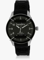 Super Dry Syl120b Black/Black Analog Watch