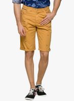 Teemper Printed Brown Shorts