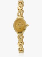 Timex Lj06-Sor Golden/Golden Analog Watch