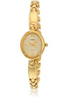Timex Ti000v40100 Golden/Champagne Analog Watch