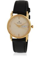 Titan Ne1445yl05 Black/Grey Analog Watch