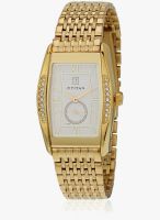 Titan Ne1527Ym04 Gold Analog Watch