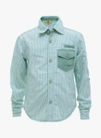 UFO Green Casual Shirt