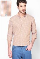 United Colors of Benetton Button Down Two Tone Checks Shirt
