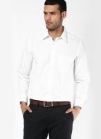 Van Heusen White Regular Fit Formal Shirt