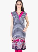 Vani Blue Printed Kurtis