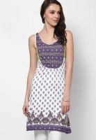 Vedic Purple Printed Kurtis