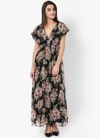 Vero Moda Black Colored Printed Shift Dress