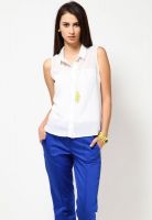 Vero Moda Clear White Sleeveless Shirt