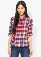 Vero Moda Red Checked Shirt