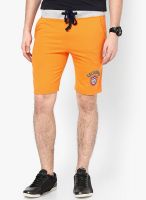 WYM Solid Orange Shorts